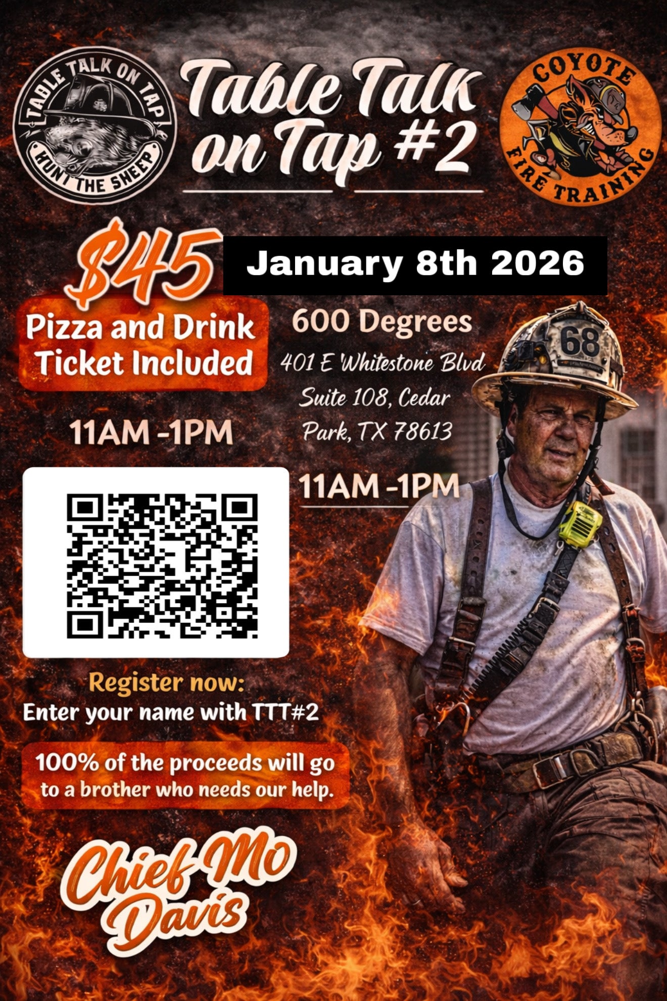 Table Talk on Tap #2- Mo Davis Coyote Fire Training LLC